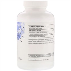 Thorne Research, сульфат глюкозамина, 180 капсул