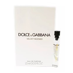 DOLCE & GABBANA VELVET INCENSO edp (m) 1.5ml пробник