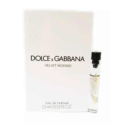DOLCE & GABBANA VELVET INCENSO edp (m) 1.5ml пробник