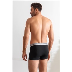 Трусы, набор - 3 штуки муж BeGood UMJ1203D Underwear темно-синий/черный/синий меланж принт