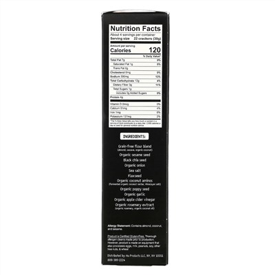 Hu, Grain-Free Crackers, Everything, 4.25 oz (120 g)