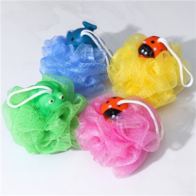 Мочалка для тела детская Доляна «Зверушки», МИКС