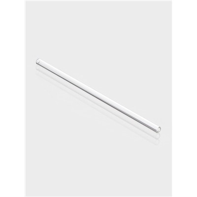 Стакан с трубочкой Magistro «Грани», 530 мл, стекло, прозрачный