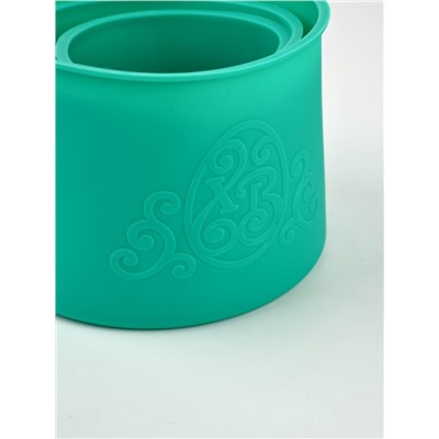 Силиконовая форма «ХВ» для кулича на Пасху, 3 шт.