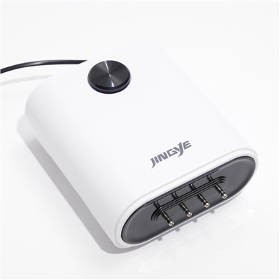 Компрессор воздушный JINGYE YE-942, бесшумный, регулируемый, 4×4 л/мин, 12 Вт