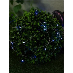 Гирлянда с питанием от солнечных элементов Роса / FN-906 /уп 2/120/10 м 100 ламп холодный свет