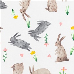 Фартук кухонный «Доляна» Fluffy bunnies, 60×70 см, 100% хлопок, 164 г/м²