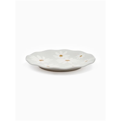 Тарелка плоская «Ромашки», d=21.5 см, керамика