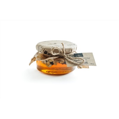 Сосновая шишка в меду с Кедровым орехом / 130 гр / стеклобанка / Сладкий аромат