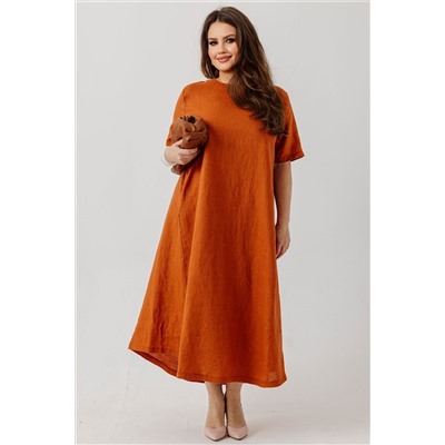 Платье  8808-6/01/Терракотовый