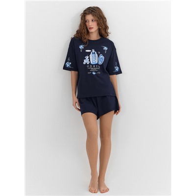 КОМПЛЕКТ ЖЕНСКИЙ (ДЖЕМПЕР, ШОРТЫ) 592591