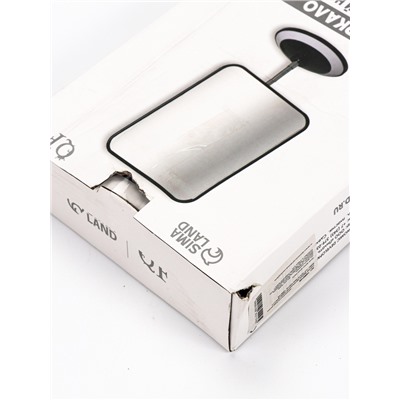 УЦЕНКА Зеркало настольное 14.5×19.5/15×30 см, белое, чёрное