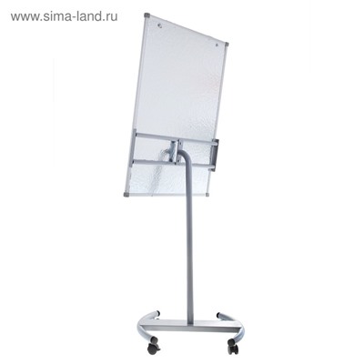 Флипчарт мобильный магнитно-маркерный Calligrata PREMIUM, 70×100 см, в УСИЛЕННОМ алюминиевом профиле, на роликах