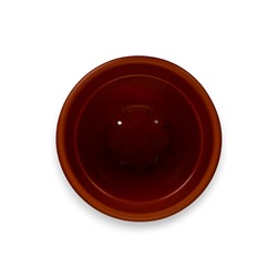 Горшок для цветов с поддоном «Борнео», 25.8 л, пластиковый, цвет терракотовый