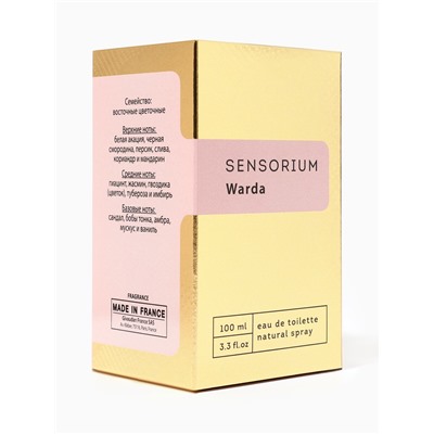 Туалетная вода женская Sensorium Warda, 100 мл