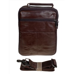 Сумка мужская из натуральной кожи, цвет коричневый