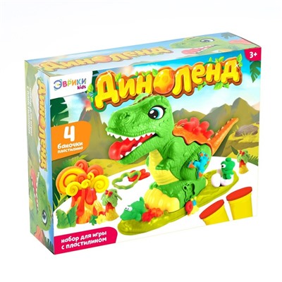 УЦЕНКА Набор для игры с пластилином «ДиноЛенд»