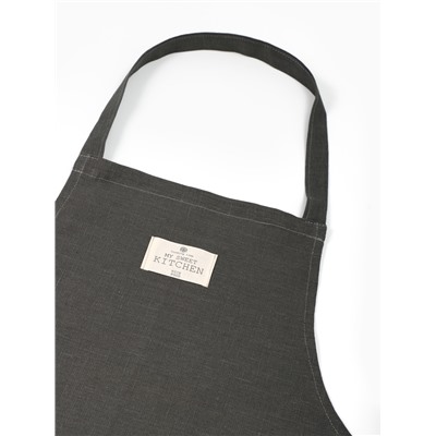 Фартук «Этель» ECO grey, 60×70 см, 100% лён, 245 г/м²