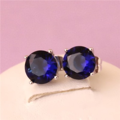 Серьги родий H01-8633