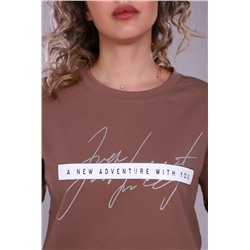 Костюм женский с брюками и кофтой 303 (Какао)