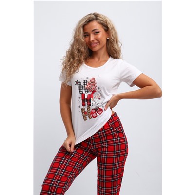 Пижама с брюками П154 новый год НАТАЛИ, 1214074