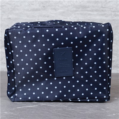 Сумка-органайзер 24х19,5 см / DE-180 /уп 200/ (Синяя горох)