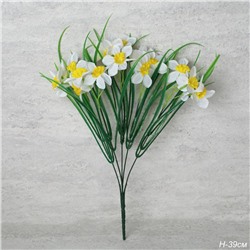 Цветок искусственный Нарцисс букет 39 см / LZQ-20 /уп 300/600/
