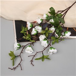 Цветы искусственные «Роза мини карнавал», 70×4 см, белые