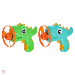 Запускалка вертушка "Динозаврик", 14,3х5,2х13,7см, 2 дизайна