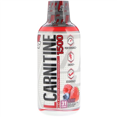 ProSupps, L-карнитин 1500, ягодный вкус, 1500 мг, 473 мл (16 жидк. унций)