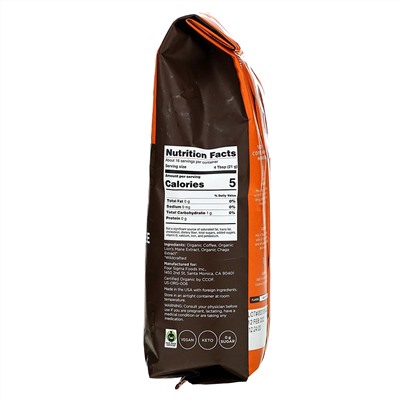 Four Sigmatic, кофейно-грибная смесь с ежовиком гребенчатым, темное прожарки, 340 г (12 унций)