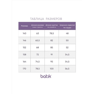 BATIK Пальто