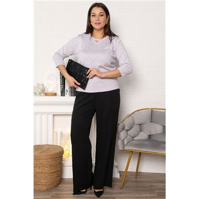 Блуза Нежный узор (сиреневая) Б14938-18М