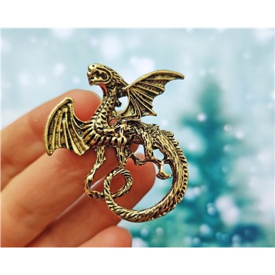 Брошь Дракон