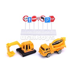 Машина-Трек 660-S33 "Truck" желтая, в коробке