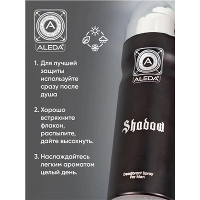 Дезодорант мужской Aleda Shadow 200 мл