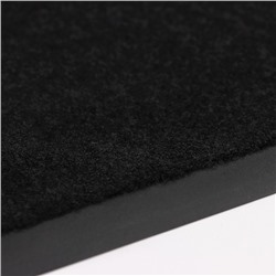 Коврик влаговпитывающий Tuff, 40×60 см, чёрный