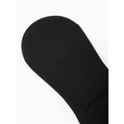 Носки-подследники с компрессией, размер 42-45, чёрные