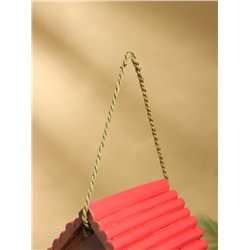 Подвесной декор «Скворечник», 23×15×18 см, дерево, красно-коричневый