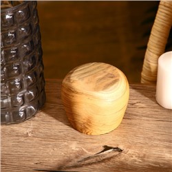 Стакан, 10×10×9 см, тиковое дерево