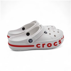 Кроксы КР22-3 бело красные