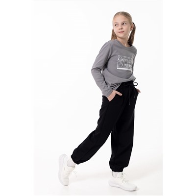 Брюки джоггеры из футера М225114а