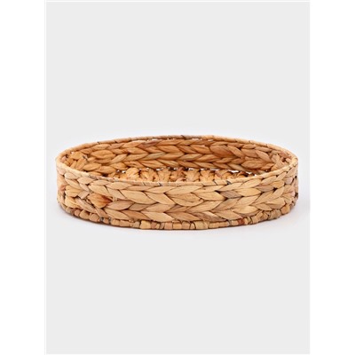 Корзинка для подачи Доляна «Камыш», d=32 см, из соломы