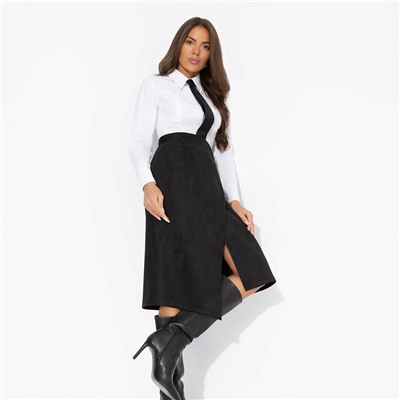 Юбка из мягкой замши, Дерзкие фантазии (чёрная)