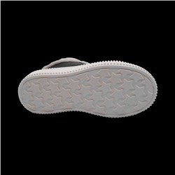 Кроссовки из натуральной кожи на меху А43-1 черные