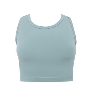 Топ женский MINAKU: Basic line, цвет аквамарин, размер 42