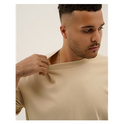 Футболка мужская MINAKU, размер XL, бежевая