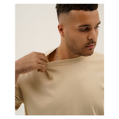 Футболка мужская MINAKU, размер XL, бежевая