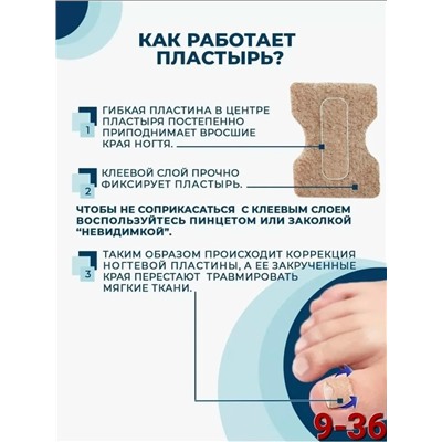 Пластырь от вросшего ногтя и грибка #23034961