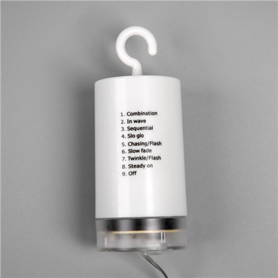 Фигура светодиодная «Салют», от батареек ААx4, 120 LED, свечение теплоё белое